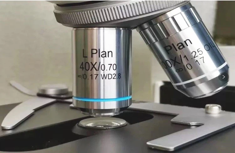 China factory supply biological microscope 40X long working distance objective China factory supply biological microscope 40X long working distance objective