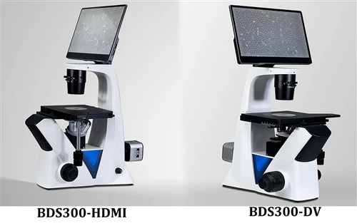 Mikroskop Biologis Terbalik Baru Dengan Monitor